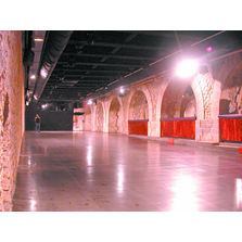 Sol coulé à base de béton et de marbre | Créa Béton