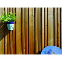 Bardage en bois autoclave à rainure centrale effet vague | Belharra