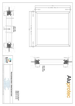 Cloison coupe-feu vitrée bord à bord en aluminium | ALUPROTEC 
