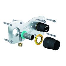 Kit de fixation universel sur plaque de plâtre ou cloison alvéolaire pour robinetterie sanitaire | Robifix+ 