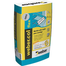 Mortier-colle pour intérieur ou extérieur | Weber.col Flex