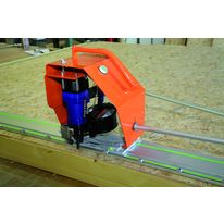 Système de manipulation pour cloueur sur règle à goussets | Speednailer