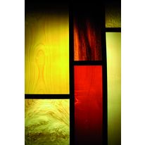 Panneau verrier intégant un placage bois | Glasswood