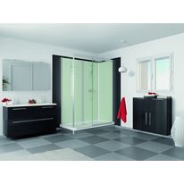 Cabine de douche complète avec receveur extra-plat | Kinemagic