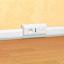 Plinthes PVC à un ou plusieurs compartiments | Plinthes DLPlus