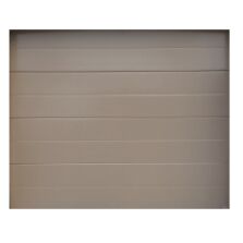 Porte de garage sectionnelle à refoulement plafond en acier isolé motorisée | SEIYA