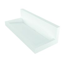 Lavabo mural avec crédence en Solid Surface | RIVAGE
