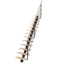 Escalier Studio bois-métal avec rampe | LAPEYRE SERVICES