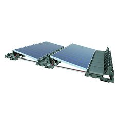 Système pour installation de modules photovoltaïques sur toits plats | Falx