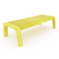 Ligne de mobilier urbain en robinier | Gaia