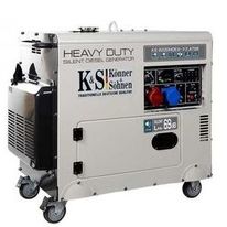  Groupe électrogène 7500W Diesel 230V/400V Insonorisé | Könner & Söhnen KS9200 HDES-1/3 ATSR