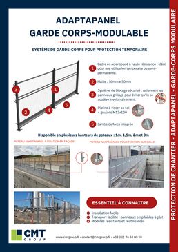 Garde-corps modulable | Adaptapanel