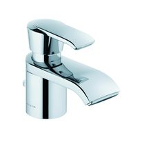 Robinetterie chromée à bec d'écoulement plat | Joop