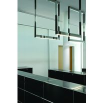 Suspension rectangulaire à tube fluorescent | Cadre