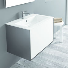 Meuble de salle de bain avec ou sans caisson et façade | Linea09