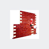 Panneaux isolants avec parement en plaquettes de terre cuite | Gebrik