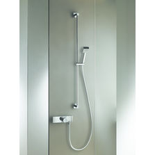 Douchette et mitigeur apparent en laiton chromé | Hansacube