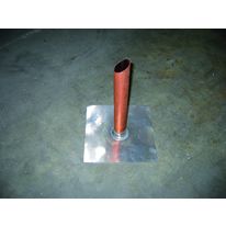 Trop-plein en cuivre sur platine plomb | Trop-plein