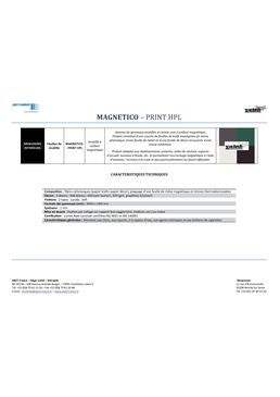 Stratifié à surface magnétique | Magnetico Print HPL