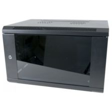 Coffret DEXLAN mural fixe 19 pouces 6U profondeur 600 mm (noir) | Réf. 755099