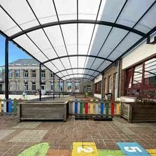 Préau d'école sur mesure | ABRIS ARCHETYPE