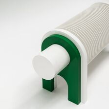 Radiateur design à ailettes hélicoïdales | VD 4668 en acier étiré à froid