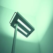 Lampadaire à roulettes | Trolley