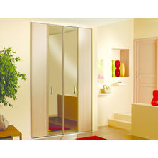 Portes de placard accordéon en panneau mélaminé ou miroité | Pliante 10 mm Pro