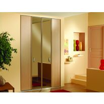 Portes de placard accordéon en panneau mélaminé ou miroité | Pliante 10 mm Pro