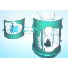 Station de relevage préfabriquée jusqu'à 150 m3/h | ST Inox