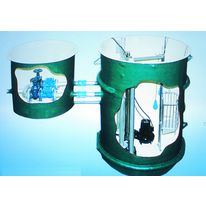 Station de relevage préfabriquée jusqu'à 150 m3/h | ST Inox