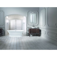 Baignoire évasée à poser en îlot | Elwick