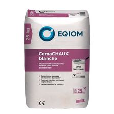 Chaux hydraulique HL5 pour la confection de mortiers d’enduits et de maçonnerie | CemaCHAUX Blanche