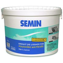 Enduit de lissage pour la maîtrise de la poussière | Enduit de lissage poussière maîtrisée