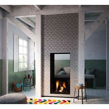 Cheminée à gaz double face verticale | True Vision 850DVL MDesign