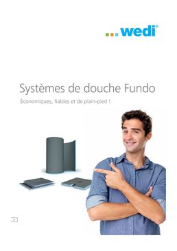 Receveur de douche pour montage sur planchers bois | Fundo Ligno