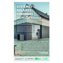 Système solaire combiné chauffage et eau chaude sanitaire compatible avec pompe à Chaleur ou chaudière Biomasse | DOMUSA TEKNIK