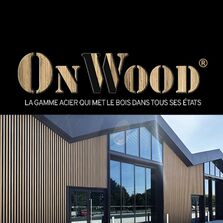 Bardage Acier imitation Bois avec revêtement à impression sélective | ONWOOD 