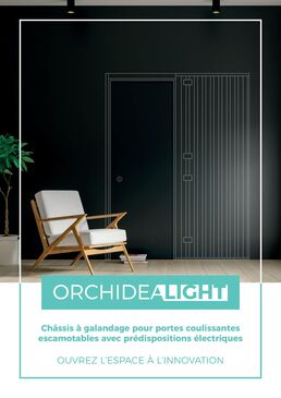 Châssis pour portes à galandage avec prédisposition électrique | ORCHIDEA LIGHT