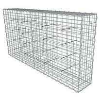 Gabion à mailles rectangulaires 10x5cm pour aménagement paysagers | Gabion 200x30x100cm