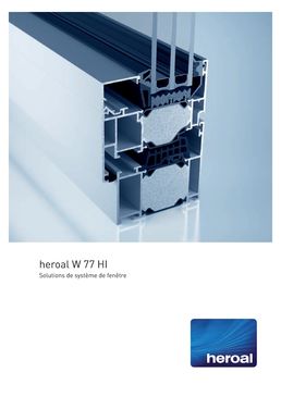 Système de fenêtres en aluminium durables | heroal W 77 HI 