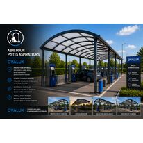 ABRI POUR PISTES ASPIRATEURS OVALUX