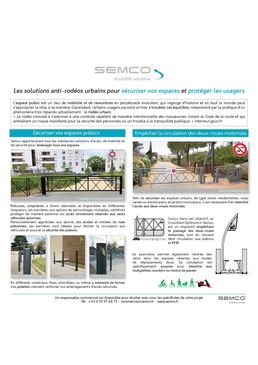 Les solutions anti-rodéos urbains pour sécuriser vos espaces et protéger les usagers