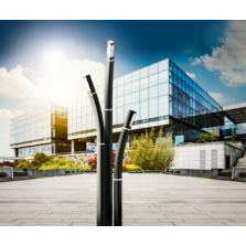 Colonne lumineuse au design incurvé - KANN | RAGNI