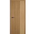 Bloc-porte d’intérieur design en placages chêne et frêne | ATLAS Chêne 