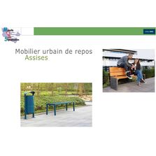 Mobilier urbain de repose | Gamme Assises