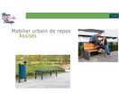 Mobilier urbain de repose | Gamme Assises