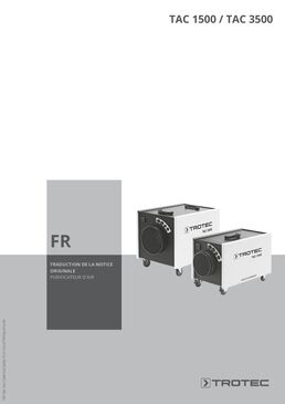 Location de purificateur d'air de chantier