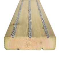 Lame de terrasse antidérapante en bois | Pro Classic 