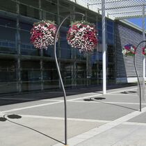 Suspente florale | Suspente Horizon en acier galvanisé pour fleurissement urbain